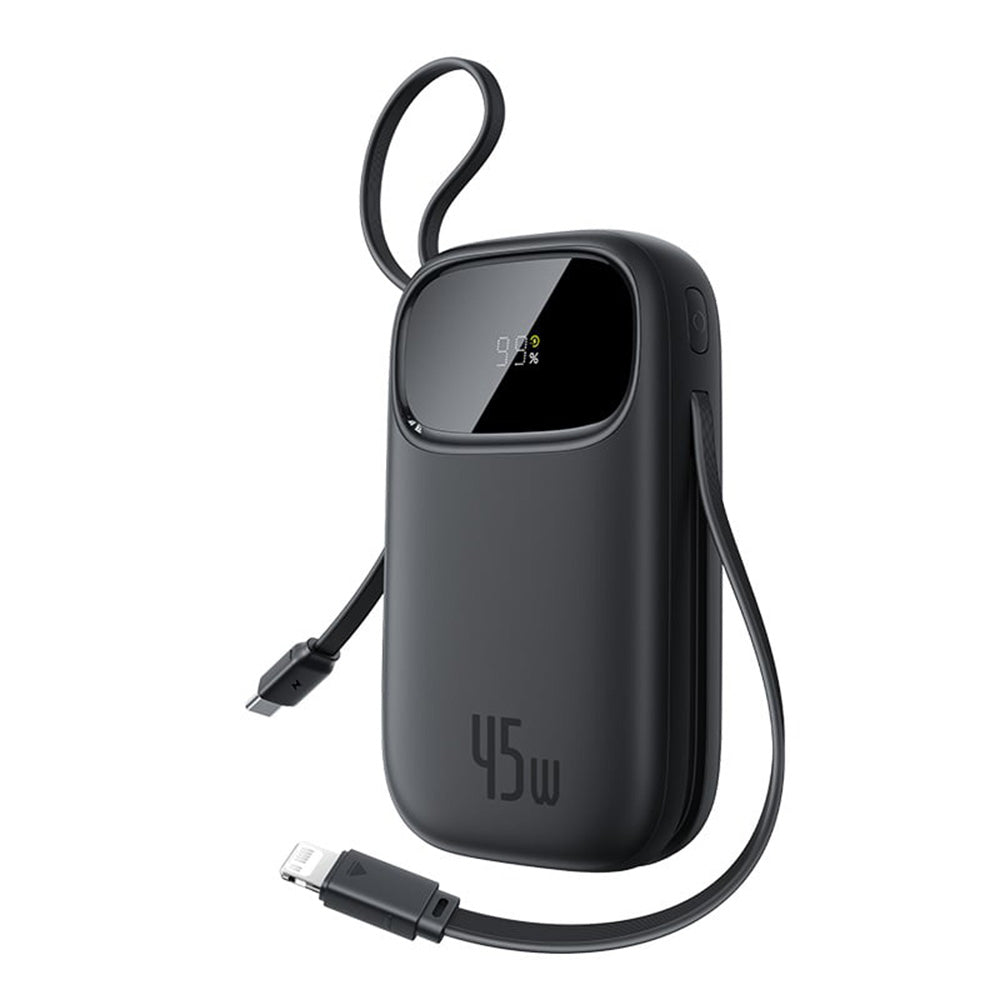 Εξωτερική Μπαταρία Baseus EnerFill FC31 Qpow 3, 10000mAh, 45W, QC + PD, 1 x Lightning - 1 x USB-A - 2 x USB-C, Μαύρη E0028C00