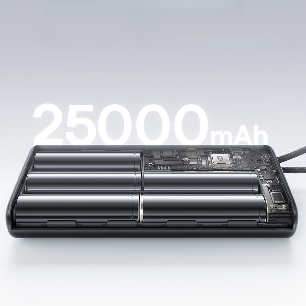 Εξωτερική Μπαταρία Baseus EnerFill FC41, 25000mAh, 145W, QC + PD, 1 x USB-A - 3 x USB-C, Μαύρη E0028H03
