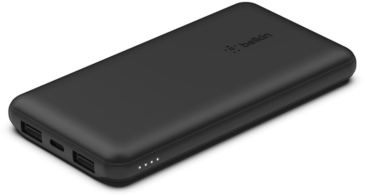 Εξωτερική Μπαταρία Belkin BoostCharge, 10000mAh, 15W, 1 x USB-C - 2 x USB-A, Μαύρο BPB011btBK