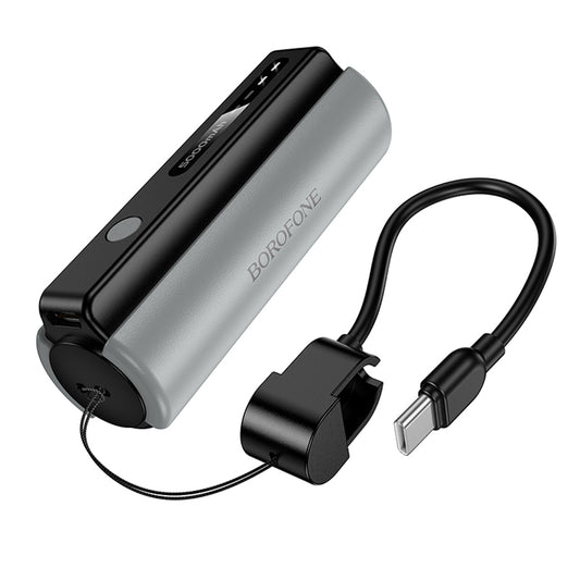 Εξωτερική Μπαταρία Borofone BJ87 Star, 5000mAh, 10W, 1 x USB-C, Γκρι