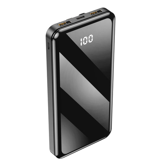 Forever External Battery TB-411, 10000mAh, 10W, 1 x Lightning - 1 x microUSB - 1 x USB-C - 2 x USB-A, Black