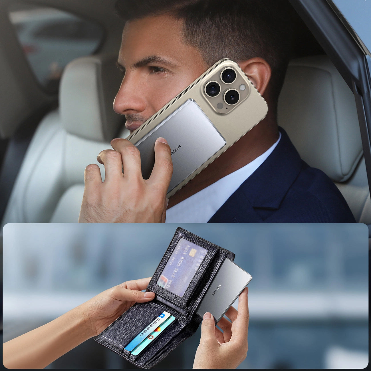 Εξωτερική Μπαταρία Wireless Joyroom JR-PBM08, 5000mAh, 20W, PD + FQI, 1 x QI - 1 x USB-C, Γκρι