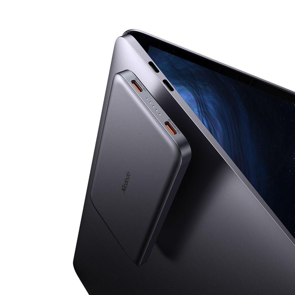 Εξωτερική Μπαταρία Wireless McDodo MC-3781 Meta, 10000mAh, 20W, PD + FQI, 1 x QI - 2 x USB-C, Μαύρη