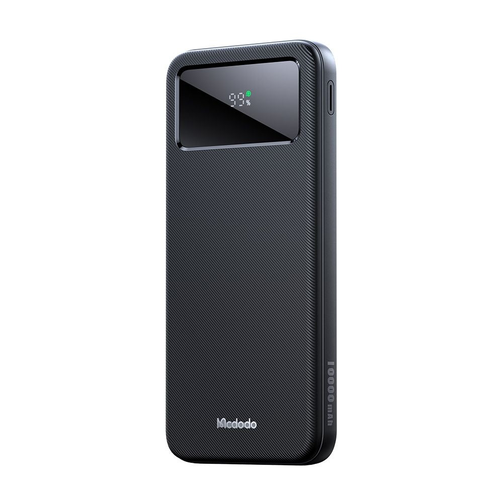Εξωτερική Μπαταρία McDodo MC-4220, 10000mAh, 22.5W, QC + PD, 2 x USB-A - 1 x USB-C, Μαύρη