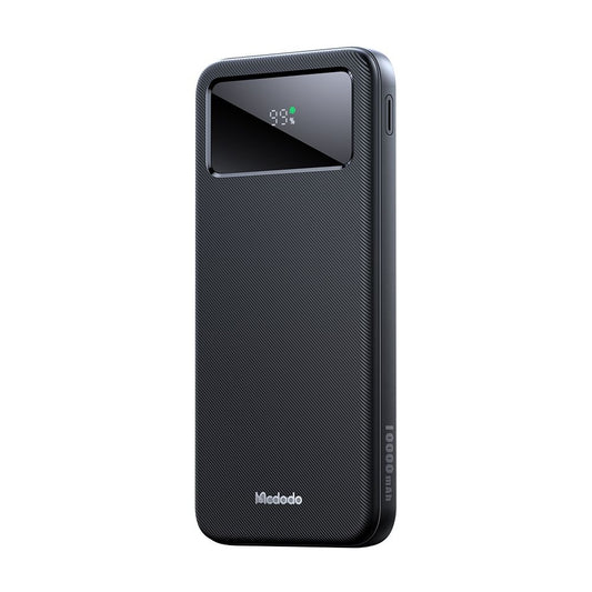 McDodo MC-4220 External Battery, 10000mAh, 22.5W, QC + PD, 2 x USB-A - 1 x USB-C, Black