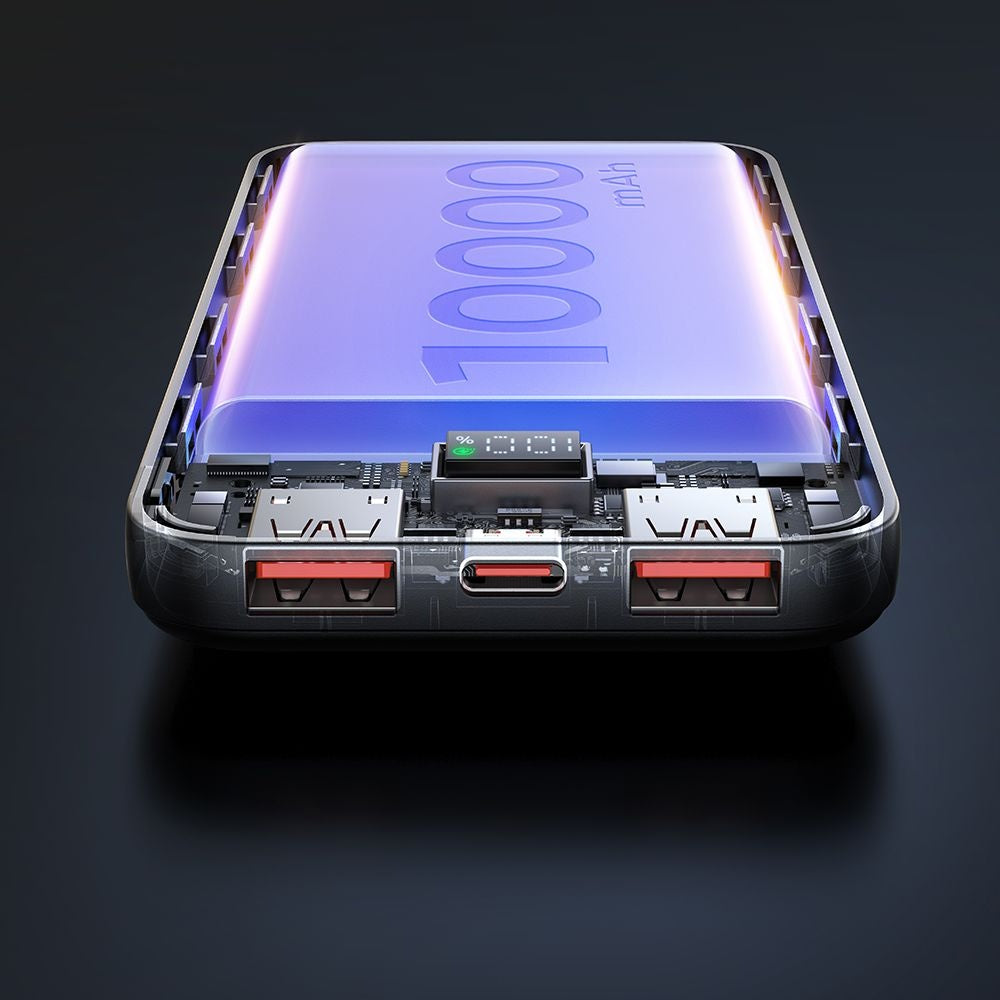 Εξωτερική Μπαταρία McDodo MC-4220, 10000mAh, 22.5W, QC + PD, 2 x USB-A - 1 x USB-C, Μαύρη