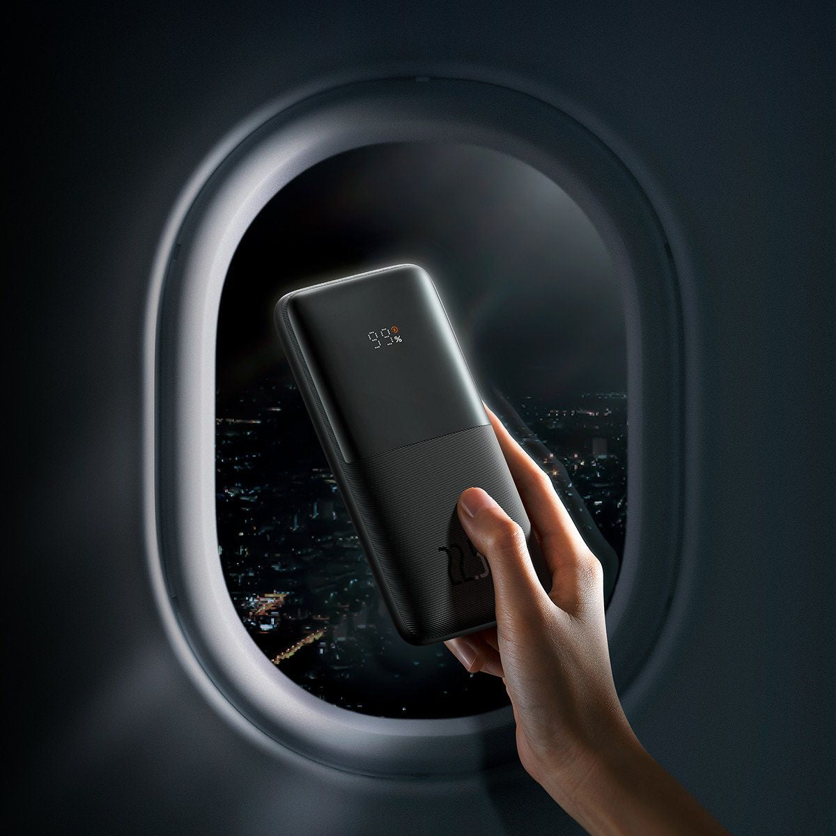 Εξωτερική Μπαταρία Baseus Bipow Pro, 10000mAh, 22.5W, QC + PD, 1 x USB-C - 2 x USB-A, Μαύρη PPBD040001