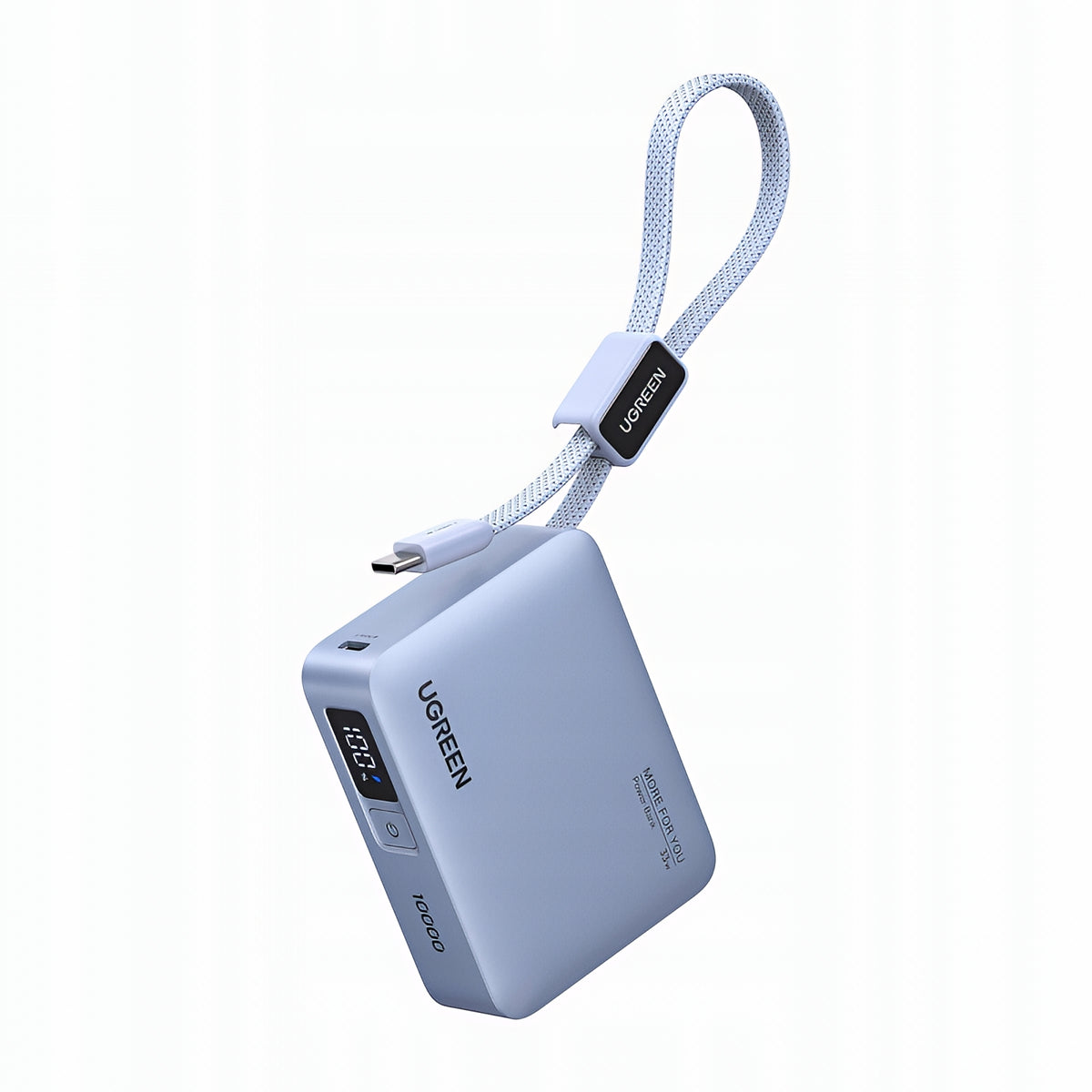 Εξωτερική Μπαταρία UGREEN PB584 (75173B), 10000mAh, 33W, QC + PD, 1 x USB-A - 2 x USB-C, Μπλε