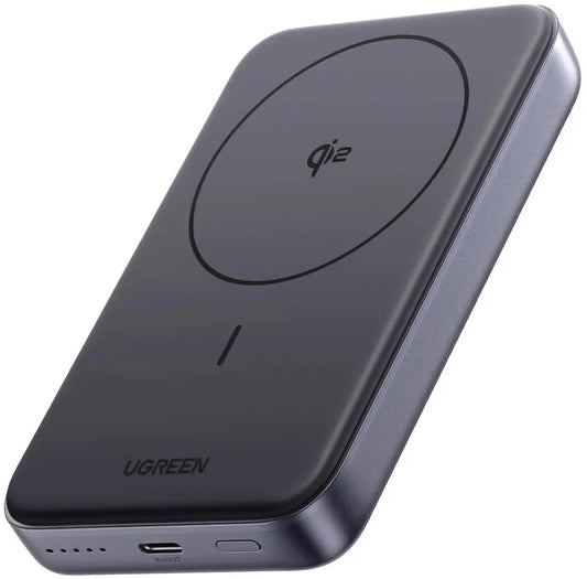 Εξωτερική Μπαταρία UGREEN PB761, 10000mAh, 30W, PD + FQI, 1 x QI - 1 x USB-C, Γκρι