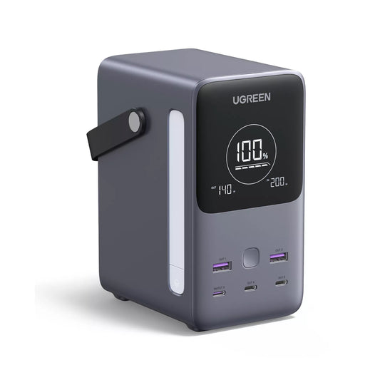 Εξωτερική Μπαταρία UGREEN PB770, 48000mAh, 300W, QC + PD, 2 x USB-A - 3 x USB-C, Γκρι