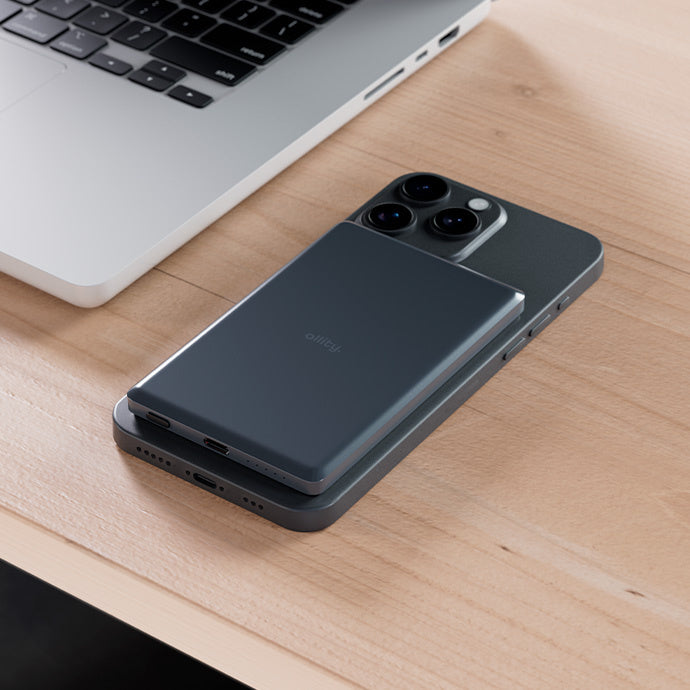 Εξωτερική Μπαταρία Ασύρματη Allity. APB-300, 5000mAh, 20W, PD + FQI, 1 x QI - 1 x USB-C, Γκρι