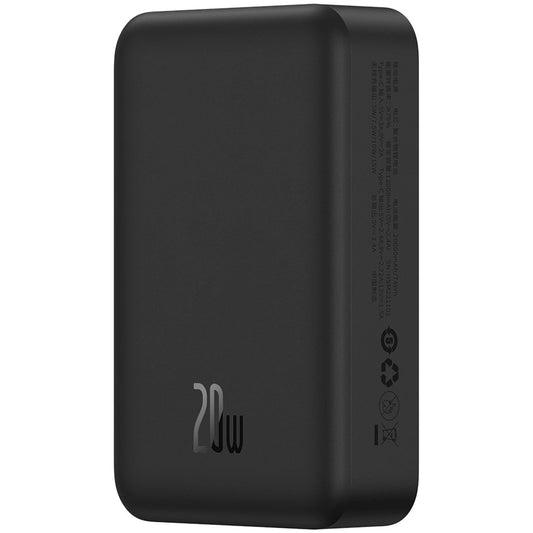 Εξωτερική Μπαταρία Wireless Baseus Magnetic Mini, 20000mAh, 20W, PD + FQI, 1 x QI - 1 x USB-C, Μαύρη PPCX150001