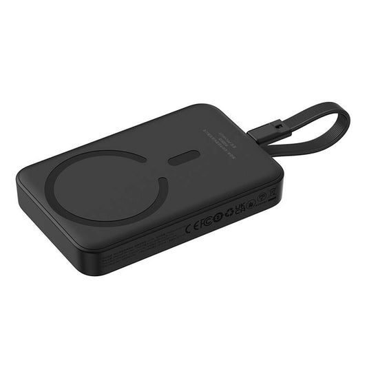 Εξωτερική Μπαταρία Wireless Baseus Magnetic Mini, 10000mAh, 30W, PD + FQI, 1 x QI - 2 x USB-C, Μαύρη P1002210B113-00