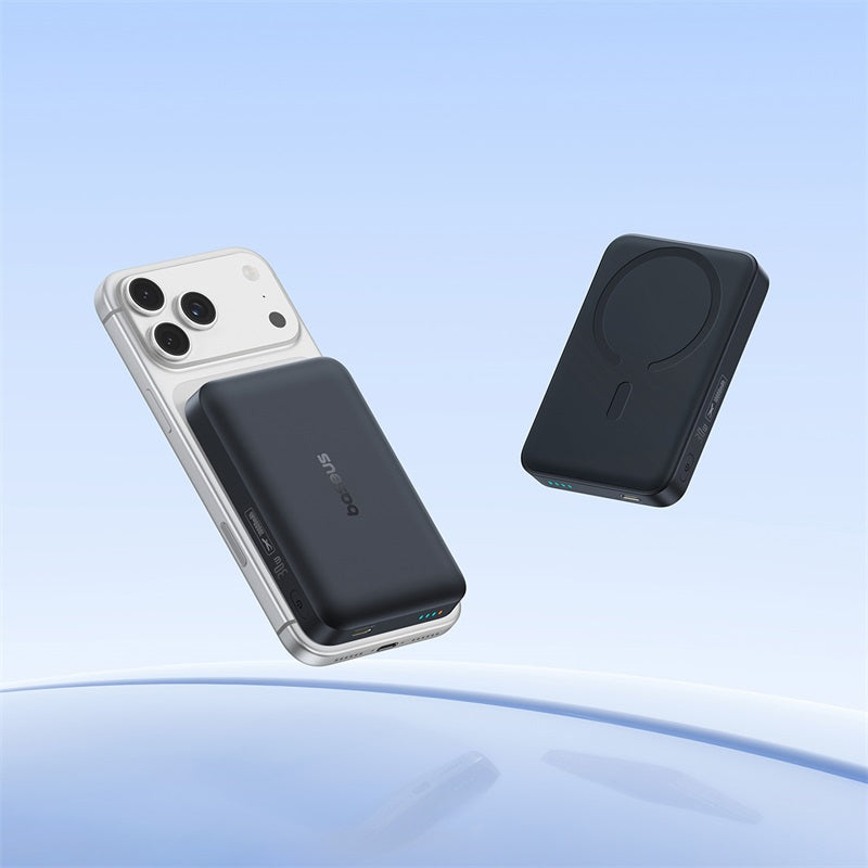 Εξωτερική Ασύρματη Μπαταρία Baseus EnerFill FM11, 10000mAh, 30W, PD + FQI, 1 x QI - 1 x USB-C, Μαύρο