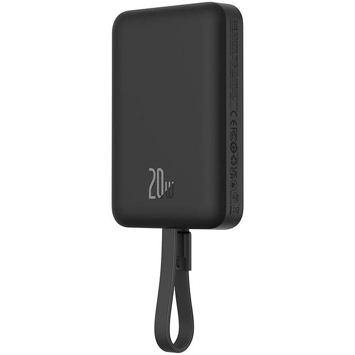 Εξωτερική Μπαταρία Wireless Baseus Magnetic Mini, 10000mAh, 20W, PD + FQI, 1 x Lightning - 1 x QI - 1 x USB-C, Μαύρη P10022109113-00