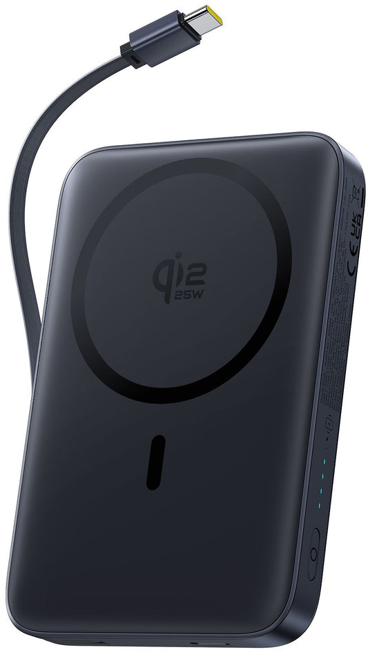 Εξωτερική Ασύρματη Μπαταρία Baseus PicoGo AM61, 10000mAh, 45W, PD + FQI, 1 x QI - 2 x USB-C, Μαύρο E0028V00