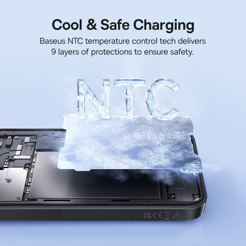 Εξωτερική Ασύρματη Μπαταρία Baseus EnerFill FM11, 10000mAh, 30W, PD + FQI, 1 x QI - 1 x USB-C, Μαύρο