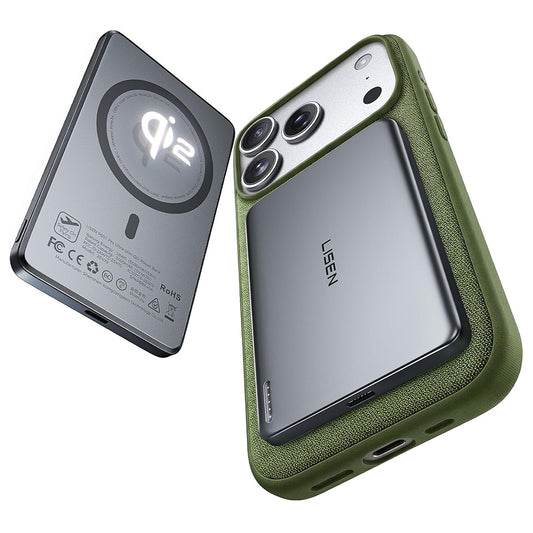 Εξωτερική Ασύρματη Μπαταρία Lisen L601 Pro, 5000mAh, 22.5W, PD + FQI, 1 x QI - 1 x USB-C, Γκρι YL0325090011