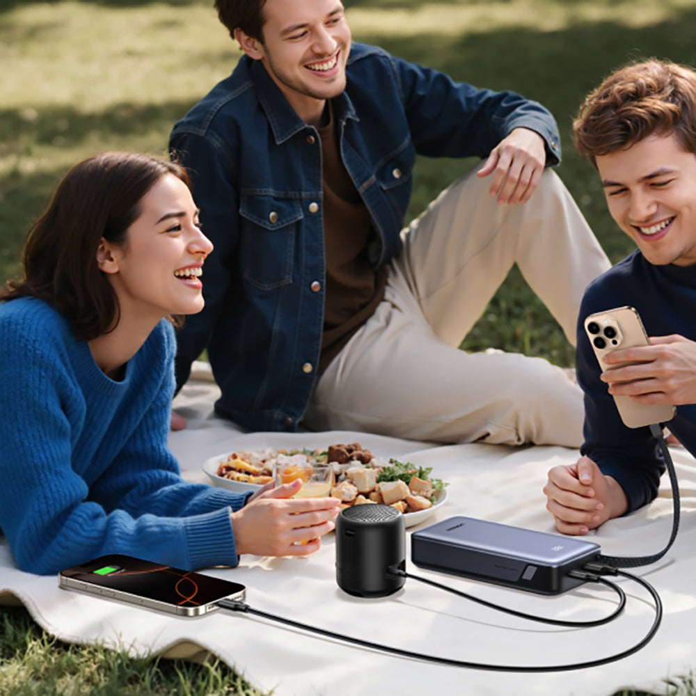 Εξωτερική Μπαταρία UGREEN PB536 (55988B), 20000mAh, 45W, QC + PD, 1 x USB-A - 2 x USB-C, Γκρι