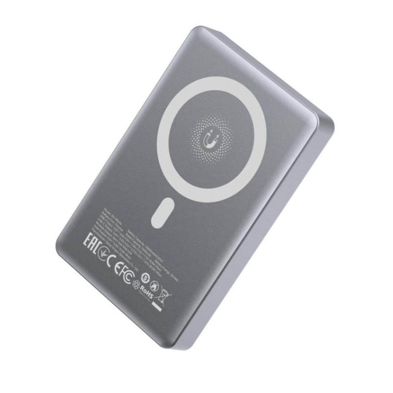 Εξωτερική Ασύρματη Μπαταρία XO Design PR294, 10000mAh, 20W, PD + FQI, 1 x QI - 1 x USB-C, Γκρι