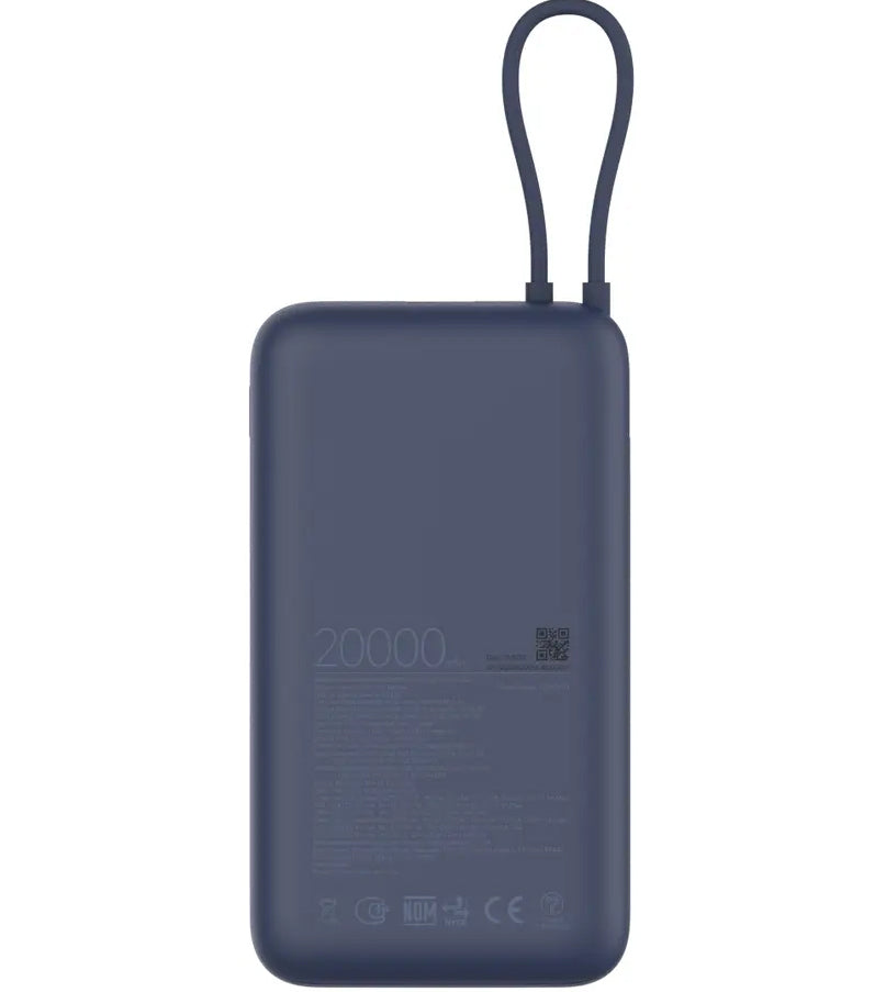 Εξωτερική Μπαταρία Xiaomi, 20000mAh, 33W, QC + PD, 1 x USB-A - 2 x USB-C, Μπλε BHR8975GL