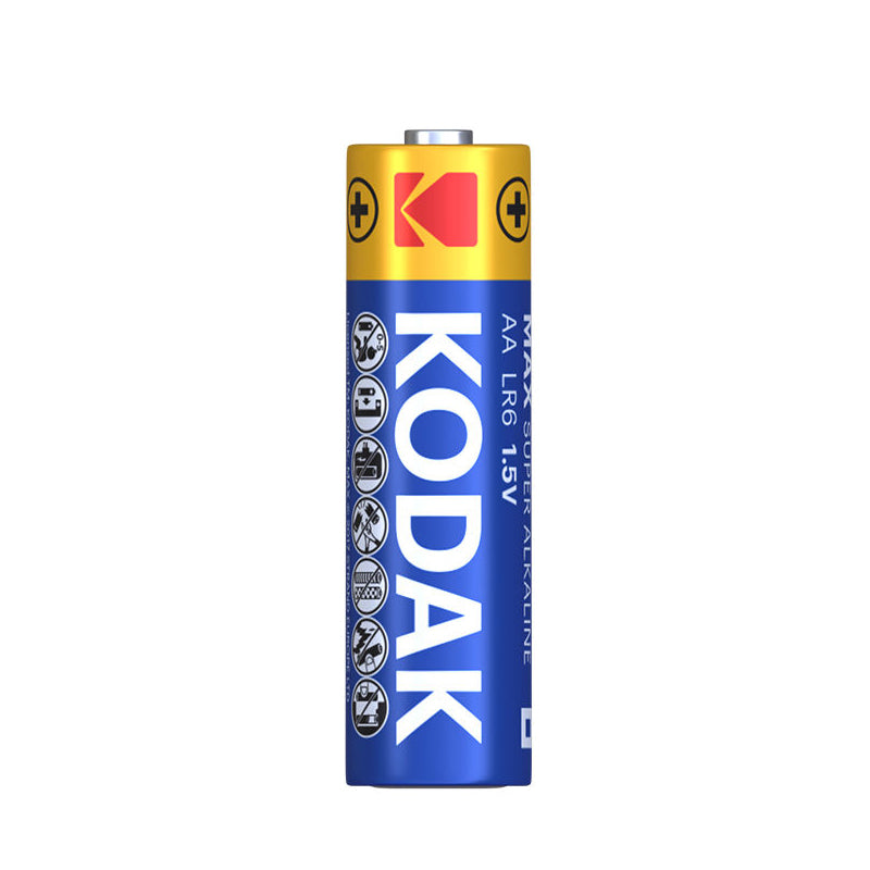 Kodak Max Super Alkaline Battery, AA / LR6, Set of 8 pieces