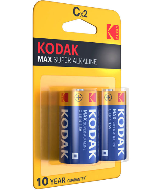 Μπαταρία Kodak Max Super, LR14, Σετ 2 τεμάχια