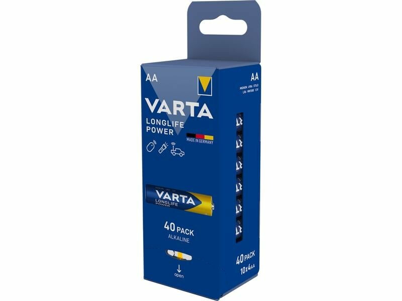 Μπαταρία Varta Longlife Power 4906, AA / LR6, Σετ 40 τεμάχια