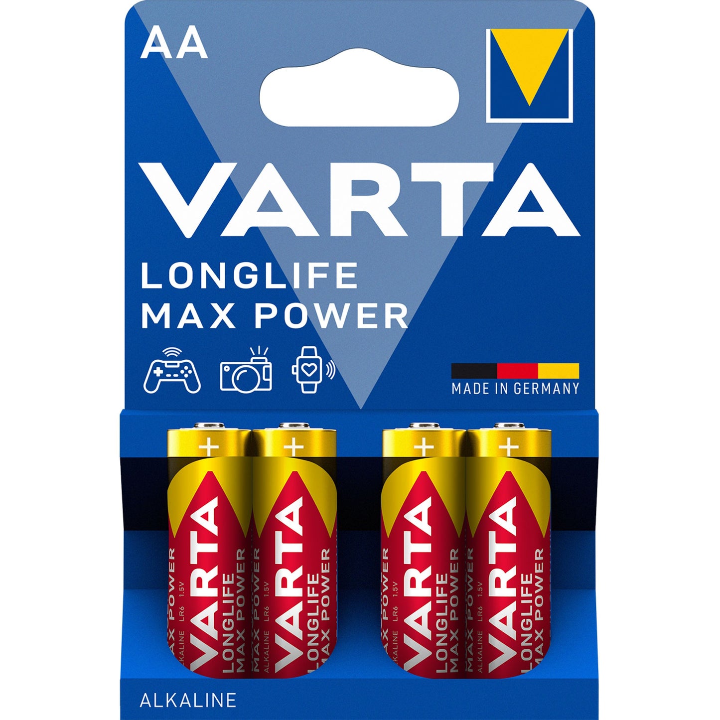 Μπαταρία Varta Longlife Max Power 4706, AA / LR6, Σετ 4 τεμάχια
