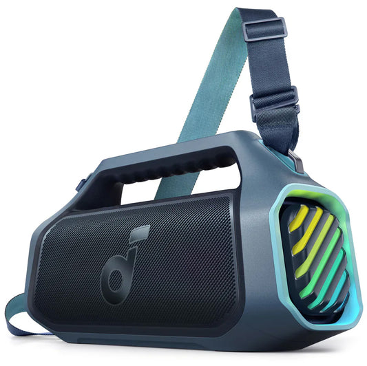 Φορητό ηχείο Bluetooth Anker Soundcore Boom 2 Plus, 140W, RGB, αδιάβροχο, μπλε A3134031