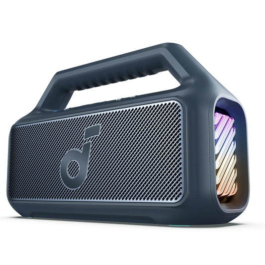 Φορητό ηχείο Bluetooth Anker SoundCore Boom 2, 80W, RGB, αδιάβροχο, μπλε A3138031