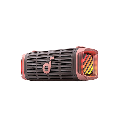 Φορητό Ηχείο Bluetooth Anker SoundCore Boom 3i, 50W, RGB, Αδιάβροχο, Καφέ Ροζ D5100080