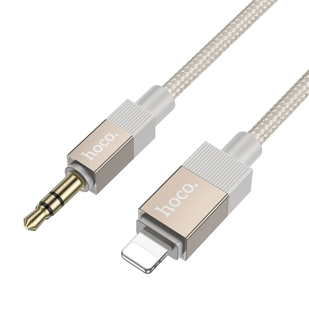 Καλώδιο Ήχου Lightning - 3.5mm HOCO UPA32A, 1m, Χρυσό