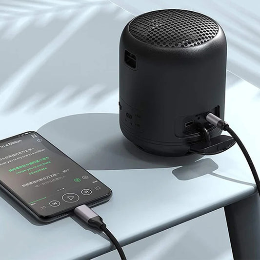 Καλώδιο Ήχου Lightning - 3.5mm Techsuit AC10 SoundShell, 1.5m, Γκρι