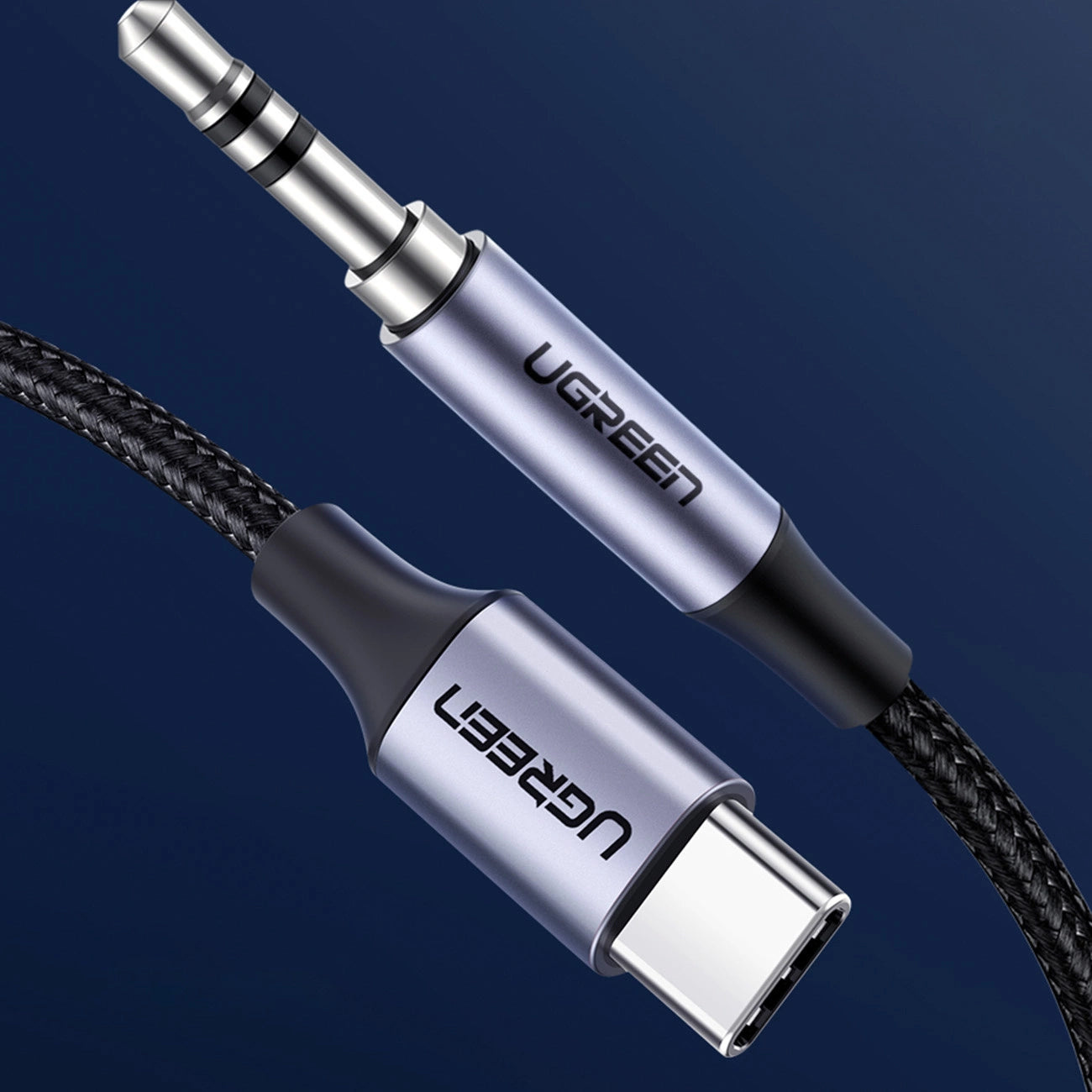 Καλώδιο Ήχου USB-C - 3.5mm UGREEN AV143, 1m, Γκρι