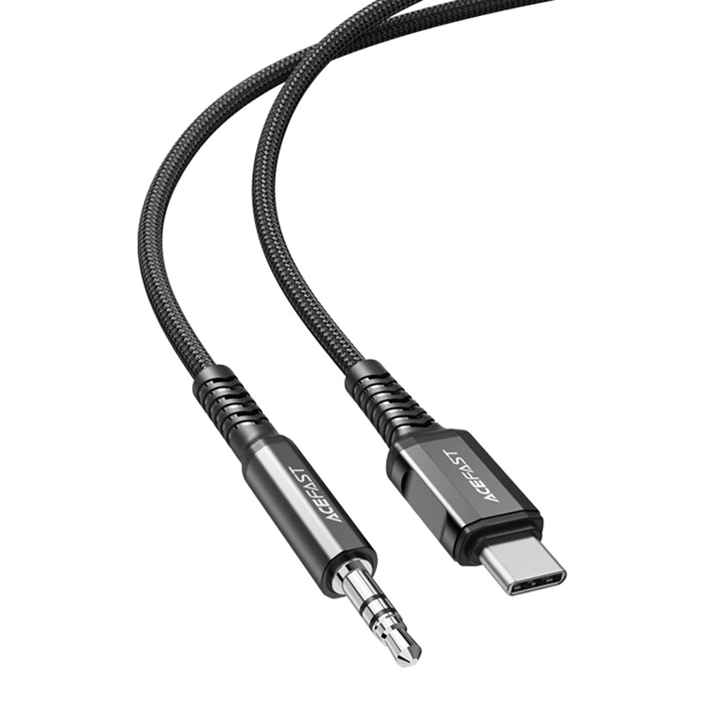 Καλώδιο Ήχου USB-C - 3.5mm Acefast C1-08, 1.2m, Μαύρο