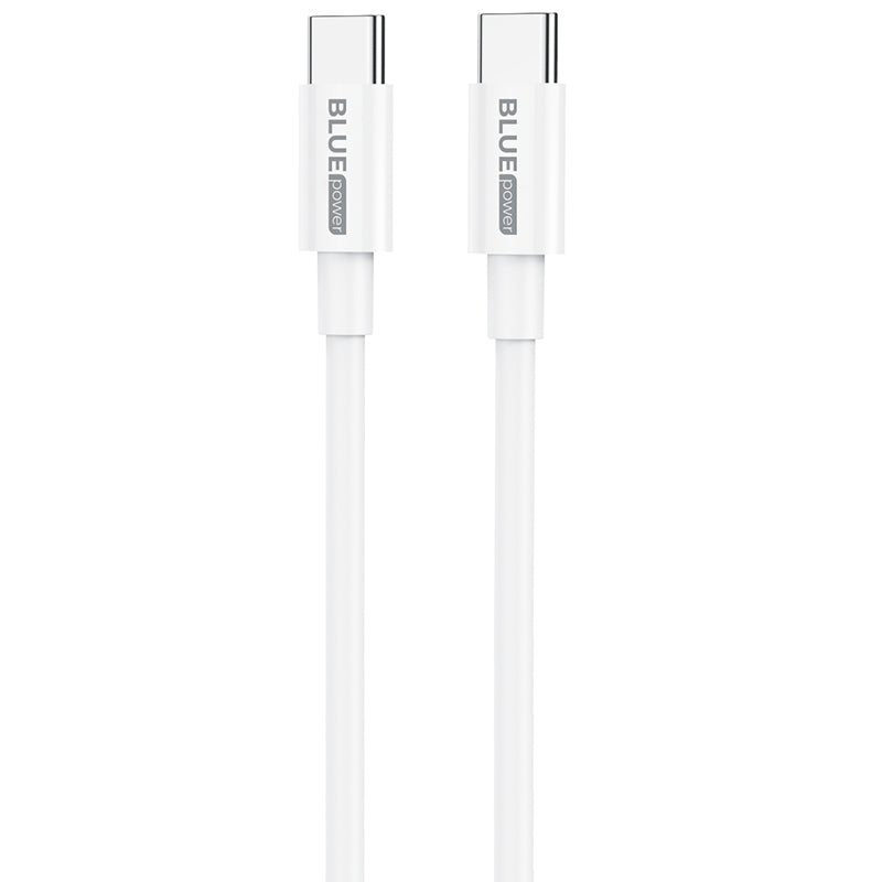 Καλώδιο Δεδομένων και Φόρτισης USB-C - USB-C BLUE Power BBX44, 100W, 1m, Λευκό