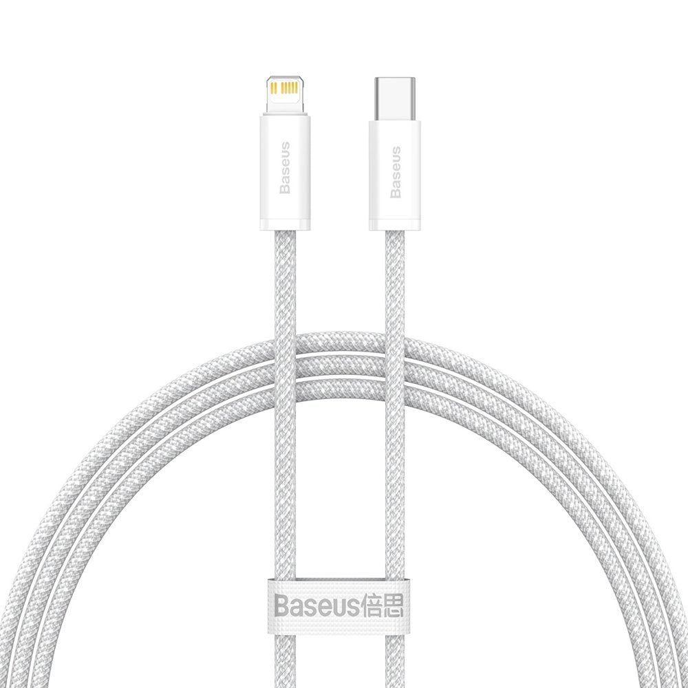Καλώδιο δεδομένων και φόρτισης USB-C - Lightning Baseus Dynamic Fast Charging, 20W, 2m, λευκό CALD000102