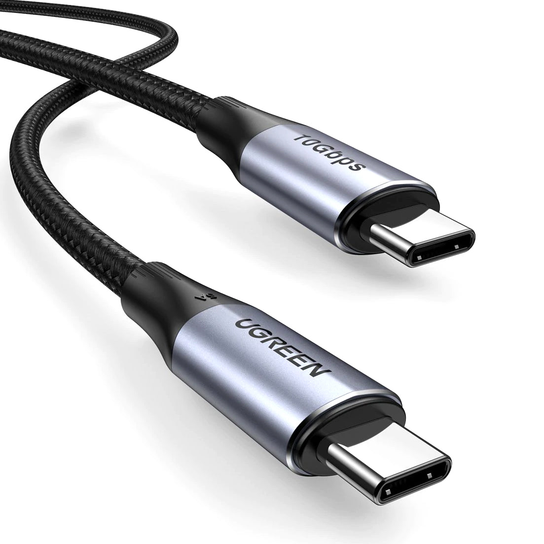 Καλώδιο δεδομένων και φόρτισης USB-C - USB-C UGREEN US355, 100W, 1m, Μαύρο