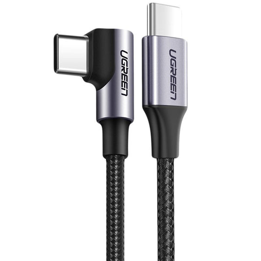 USB-C Data and Charging Cable - USB-C UGREEN USB-C US255 Angled, 60W, 2m, Grey