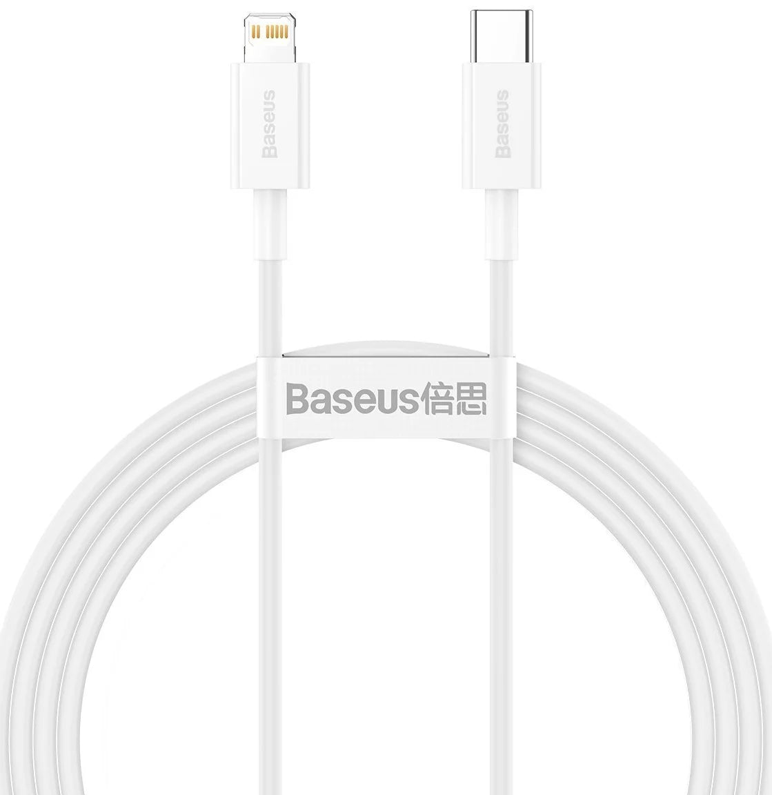 Καλώδιο δεδομένων και φόρτισης USB-C - Lightning Baseus Superior Series, 20W, 1.5m, λευκό CATLYS-B02