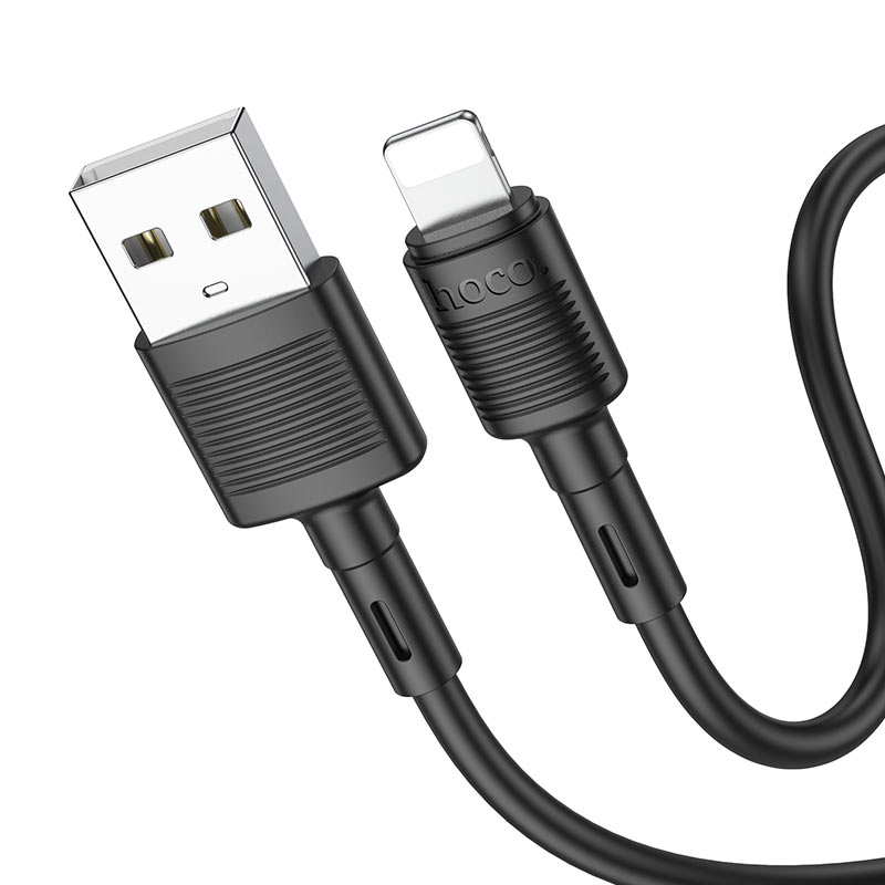 Καλώδιο Δεδομένων και Φόρτισης USB-A - Lightning HOCO X83 Victory, 18W, 1m, Μαύρο
