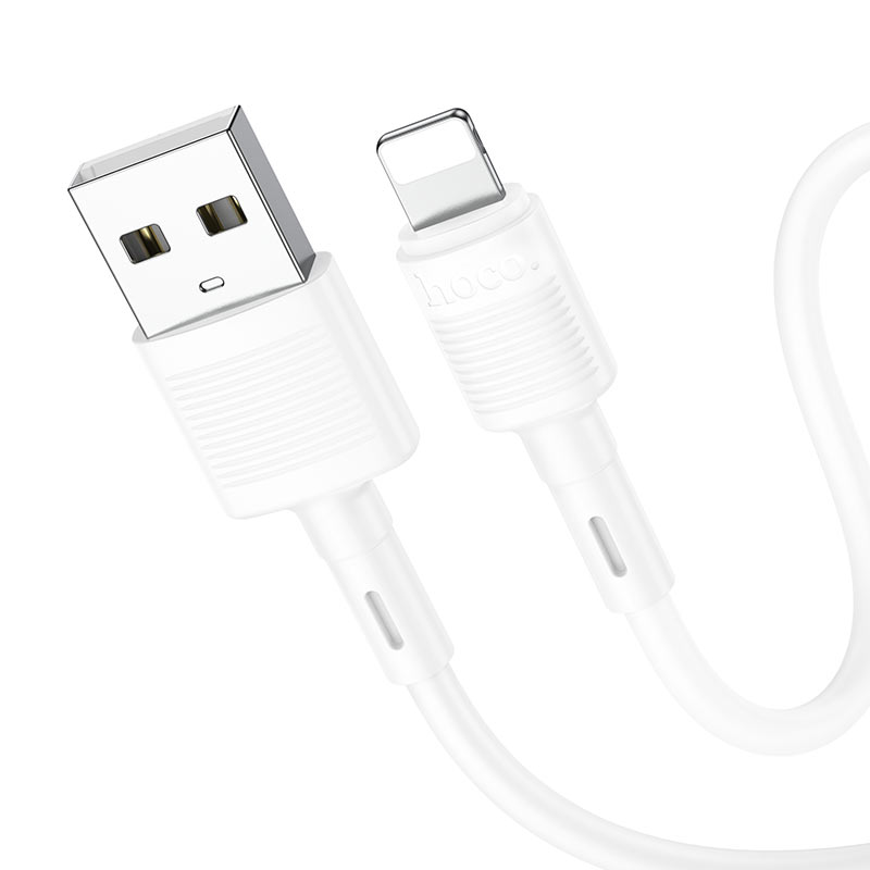 Καλώδιο Δεδομένων και Φόρτισης USB-A - Lightning HOCO X83 Victory, 18W, 1m, Λευκό