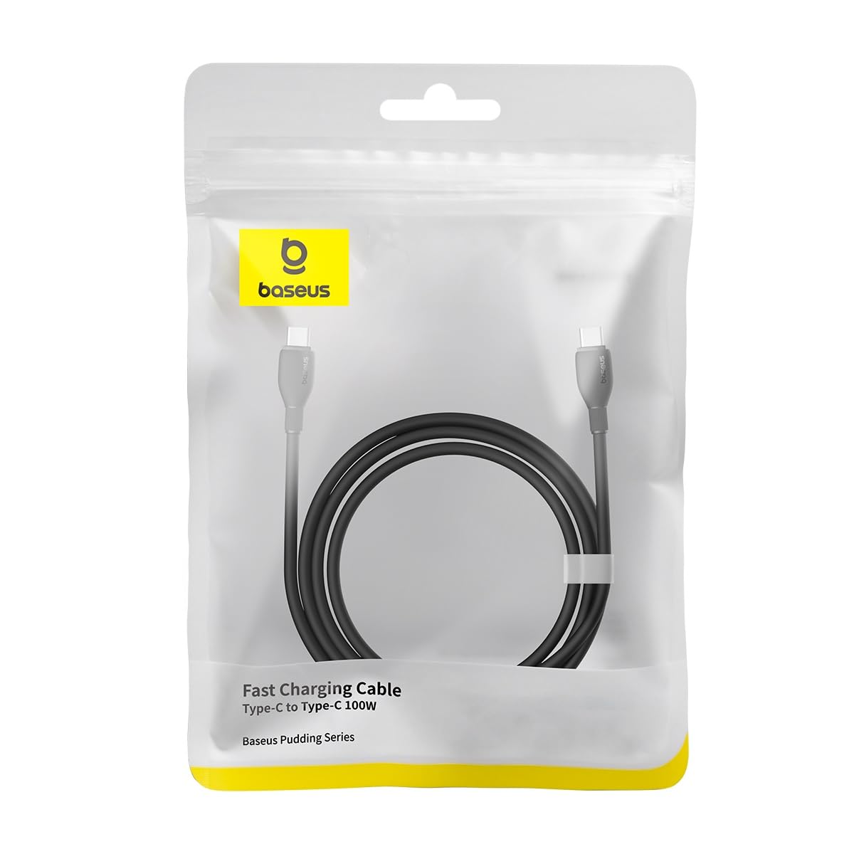 Καλώδιο Δεδομένων και Φόρτισης USB-C - USB-C Baseus Pudding, 100W, 2m, Μαύρο P10355702111-01