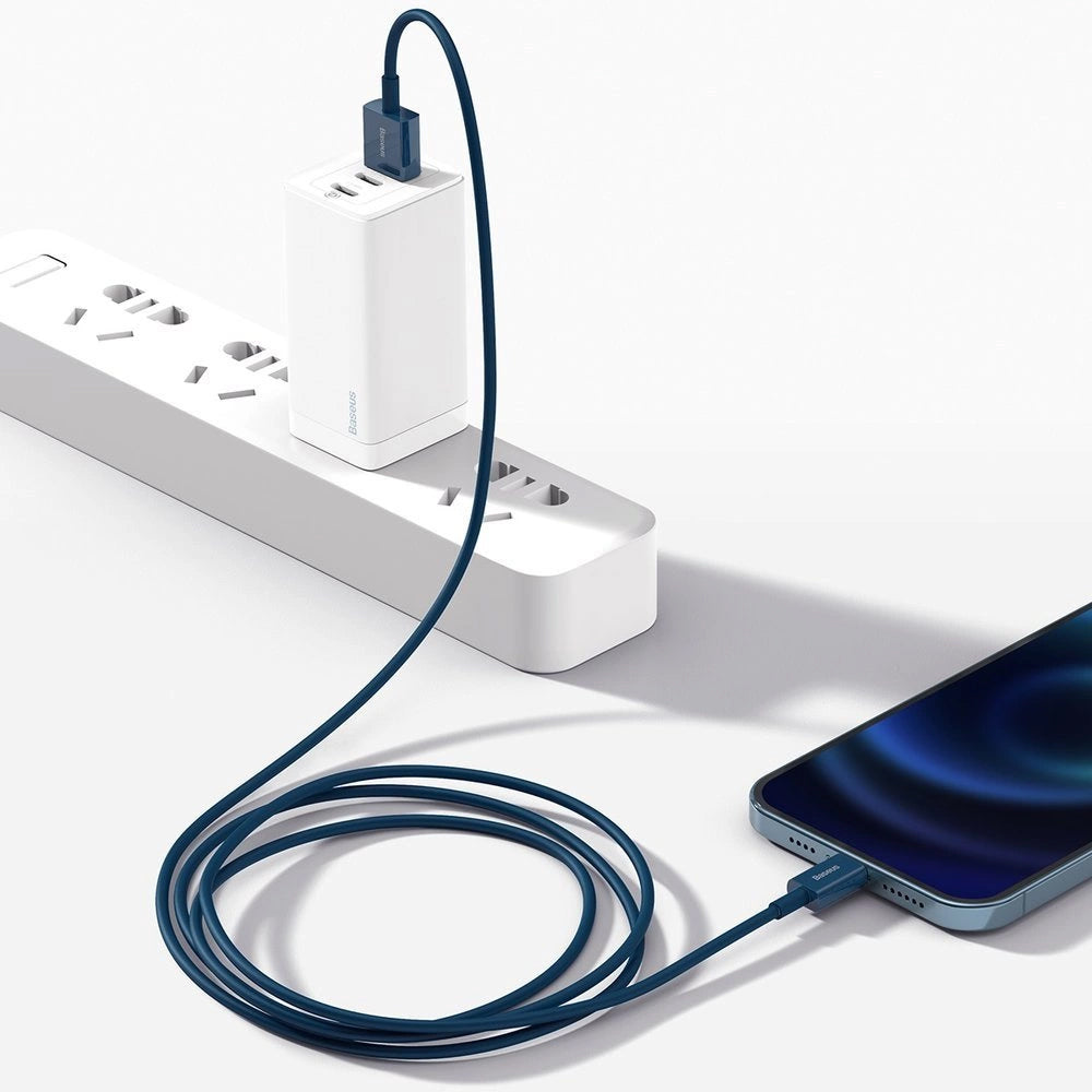 Καλώδιο δεδομένων και φόρτισης USB-A - Lightning Baseus Superior Series, 20W, 1m, μπλε CALYS-A03