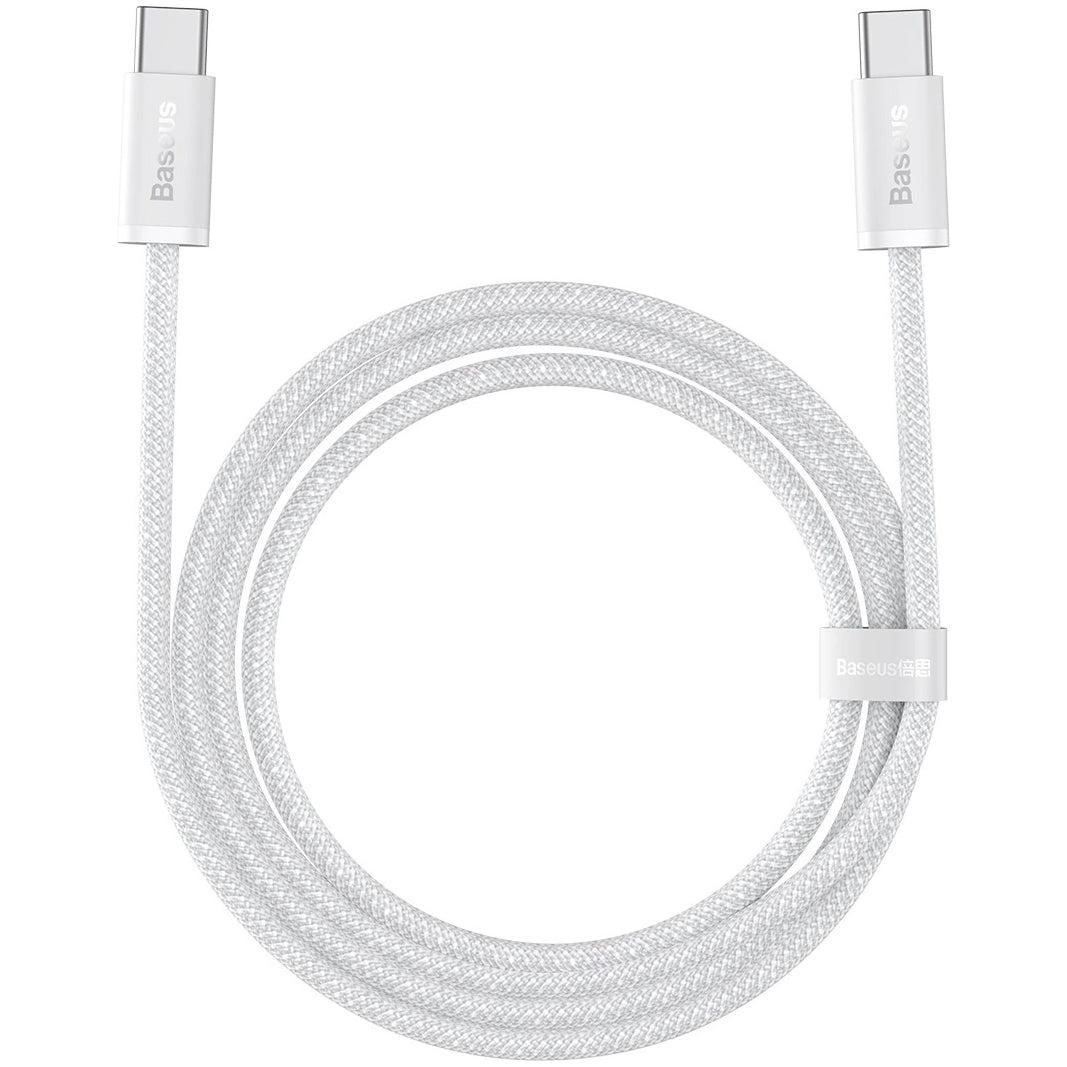 Καλώδιο δεδομένων και φόρτισης USB-C - USB-C Baseus Dynamic 3 Series, 100W, 2m, λευκό P10367000Y11-01