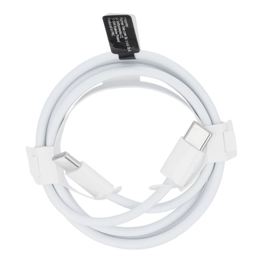 Καλώδιο δεδομένων και φόρτισης USB-C - USB-C OEM USB-C HD26 Box, 30W, 1m, λευκό