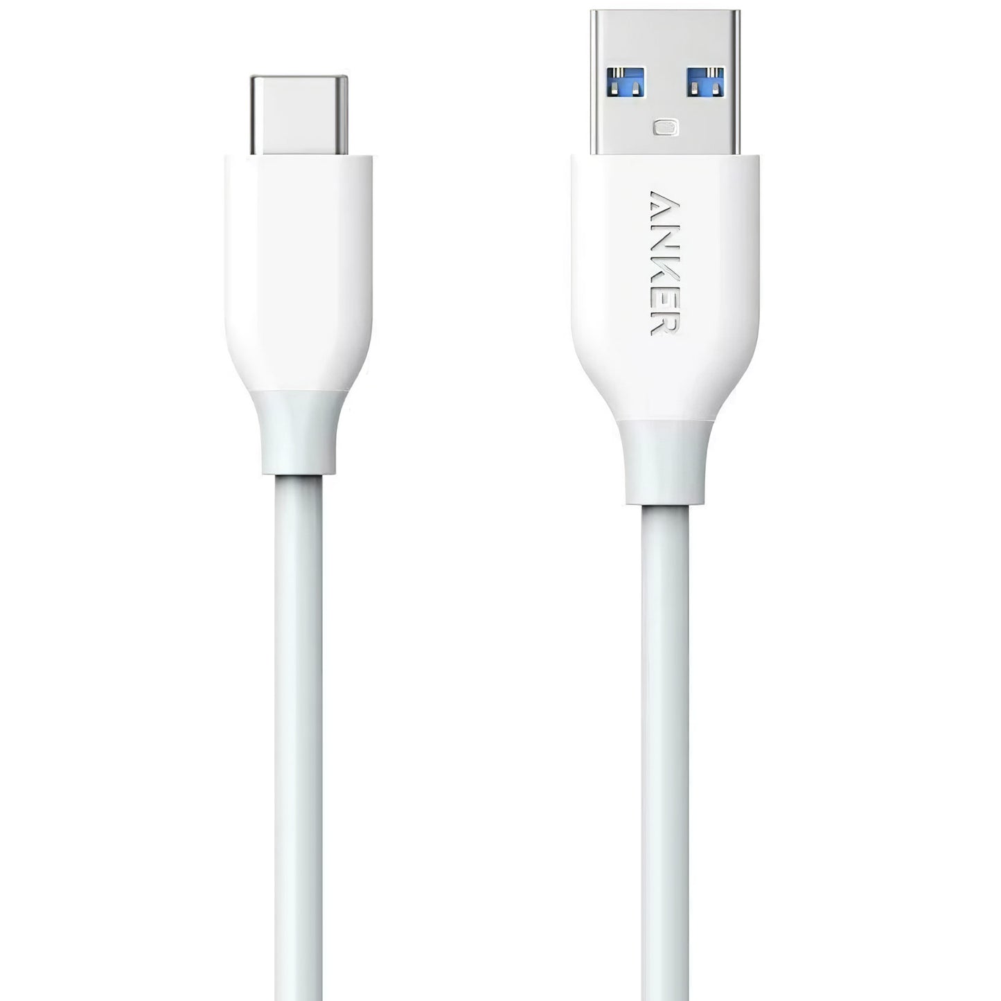Καλώδιο δεδομένων και φόρτισης USB-A σε USB-C Anker PowerLine, 18W, 0,9m, λευκό A8163021