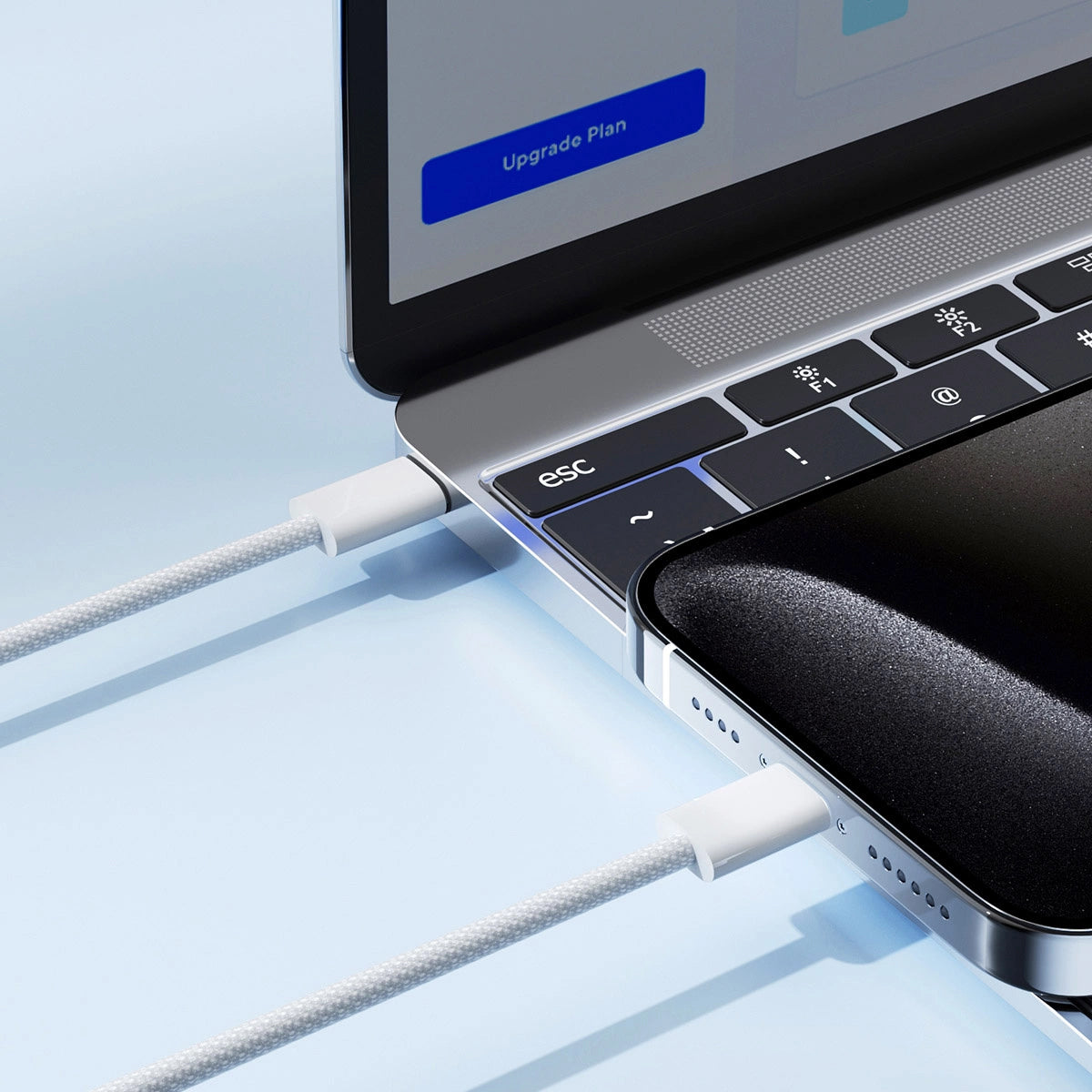 Καλώδιο δεδομένων και φόρτισης USB-C - USB-C Joyroom S-A45, 60W, 1m, λευκό