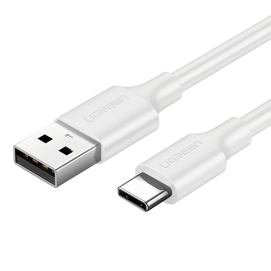 Data and Charging Cable USB-A - USB-C UGREEN US287, 60W, 0.5m, White